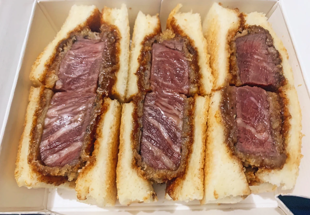 普通のカツサンドとはレベルが違う！？特撰国産牛ヘレカツサンドを食べられるお店！