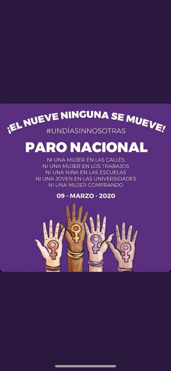 GalaMontes2's tweet photo. PONGÁMONOS DE ACUERDO RT  #UnDiaSinMujeres https://t.co/N4aDQPoFIn