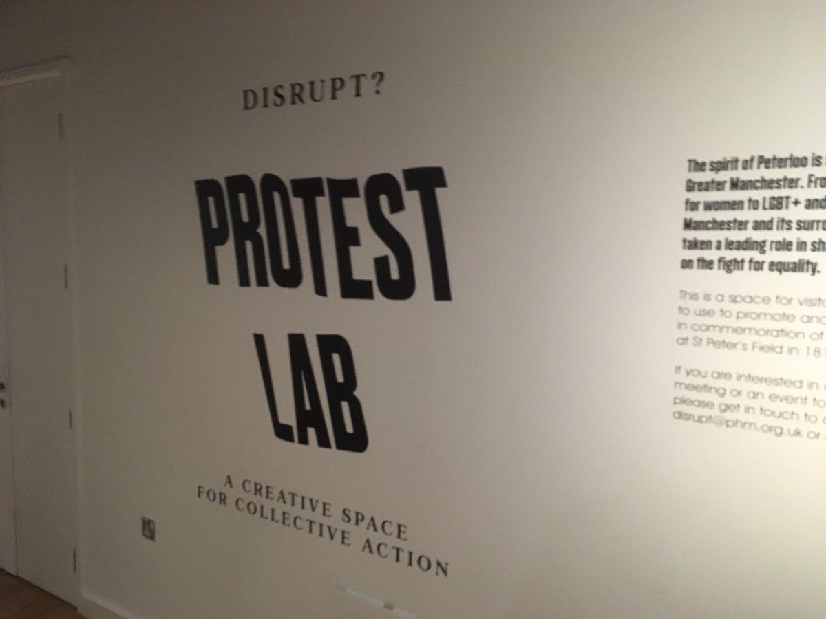 BlackpoolCopro's tweet photo. The #ResilienceRevolution has headed to @PHMMcr today (national museum of democracy) to learn about past, present, and future developments in democracy & activism. Having a great time & making our own marks in the protest lab โ๐ฅ #ResRev20 https://t.co/6lyjYh0tl3