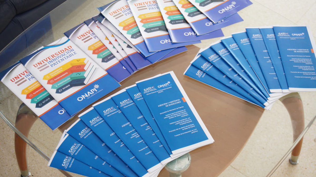 OnapiRD's tweet photo. ¡Listos!
Participamos en el
"Premio a la Investigación @UniversidadUASD 2020"; durante todo el evento nuestro Centro Centro de Apoyo a la Tecnología e Innovación-#CATI en #StandONAPI estará ofreciendo información sobre patentes, a través de las Bases de Datos.
#ONAPIteOrienta https://t.co/KdXhikbxVB