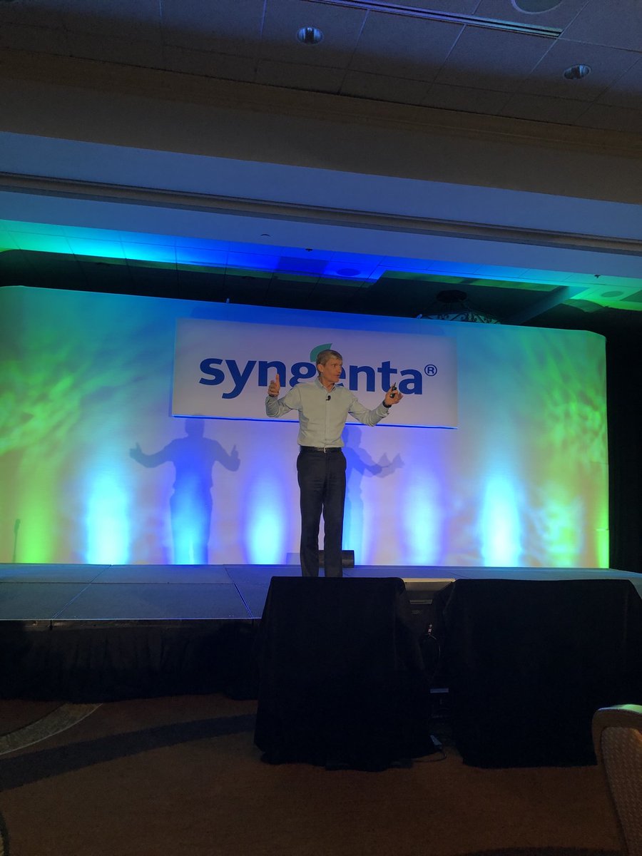 ⁦@ErikFyrwald⁩ sharing his passion for ⁦<a href="/Syngenta/">Syngenta</a>⁩ &amp; how we strengthen our impact in serving farmers
