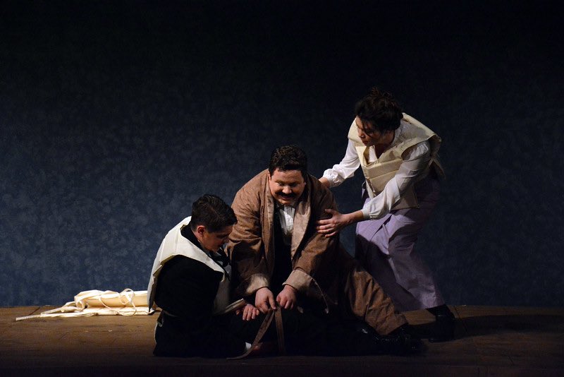YCTheatre's tweet photo. Would you save yourself? 
Come follow the incredible story of J. Bruce Ismay and the sinking of the RMS Titanic in “The Last Lifeboat” 
February 20-23. 
Reserve tickets at https://t.co/3x8kKwjcIU https://t.co/XS0b87ygvB