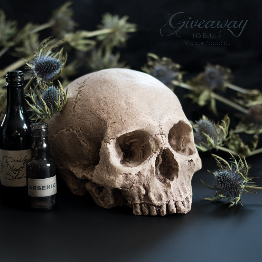 COMPETITION TIME: giveaway organised with 
<a href="/no_eelys/">Nö Eelys</a>, follow both our Instagram accounts for the chance to win one of two Vicious Noodles skulls (Europe only). Info here (in English &amp; French): #skull leboudoirdeno.com/octave-de-reto…
Photograph by Nö Eelys.