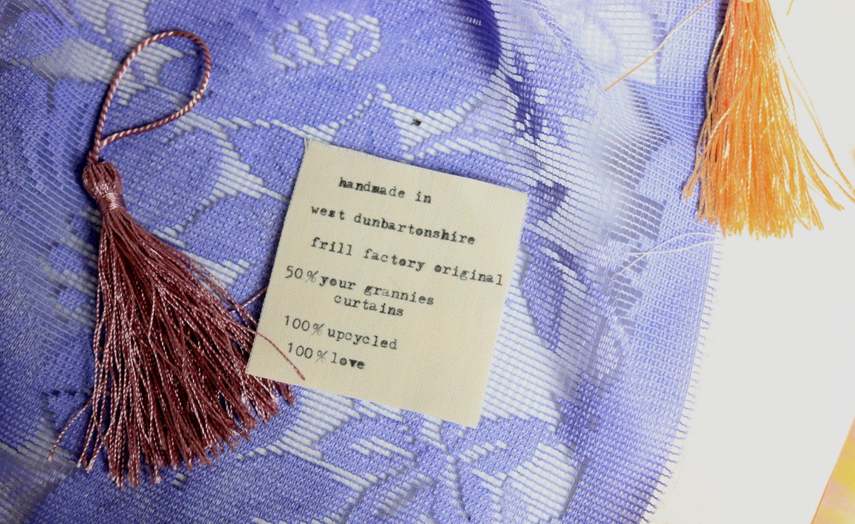 frillfactory's tweet photo. Handmade by fabric warriors 🙌

#textiles #fabricwarriors #staffielove #fierce #upcycled #refurbished #retro #labels #wickerchair #interiors https://t.co/nsjrIjp6DP