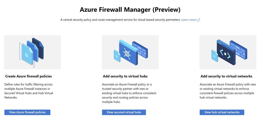 NigelMeakins's tweet image. @Azure #Firewall Manager now supports #virtualnetworks ow.ly/96Lq30qj49Z