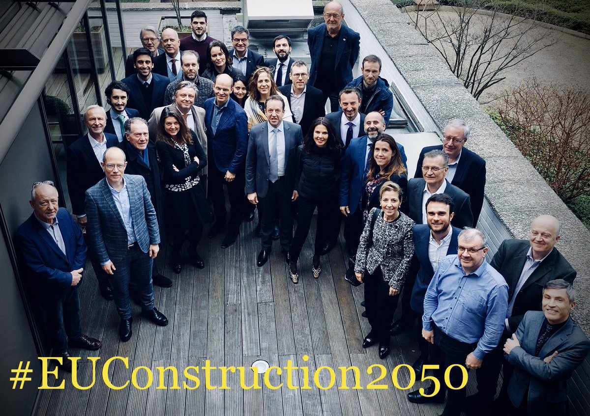 CerameUnie's tweet photo. Many thanks to @EBC_SMEs @FIEC_Brussels @ConstructionEU and @CECE_Europe for gathering so many actors of the construction value chain willing to engage into a new #Construction2050 Alliance. A major role can be played by the #construction sector under the #EuropeanGreenDeal! https://t.co/YIdMY7c22q