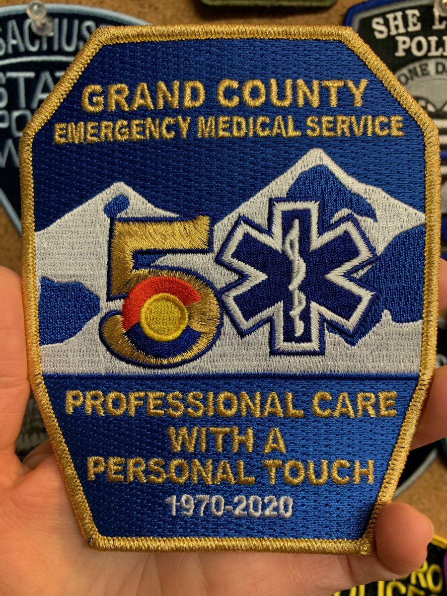 emblemauthority's tweet photo. Grand County EMS - Mountain Medical Response Team recently worked on these super sharp patches!

Interested in working with us on your design?  Get in touch!
https://t.co/C6KSEFMPOS
info@theemblemauthority.com
800.378.0417

#EMS #embroideredemblems #medicalteam #colorado https://t.co/P6OaAiOWPt