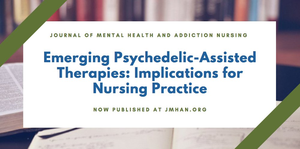 JMHAN_DPG's tweet photo. This new article aims to explore the current state of knowledge in the field of #psychedelic-assisted therapy and the practice implications for #nurses.

Read it now: https://t.co/XYeEK7nvXq

#Addiction #MentalHealth https://t.co/IhTpg8Rl9C