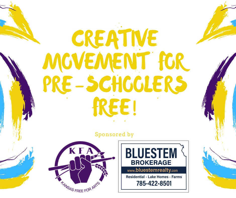 Creative Movement for Preschoolers offered today at 10:30am by Kitty Frank! More info at buff.ly/3bQrAd0 #musicandmovement