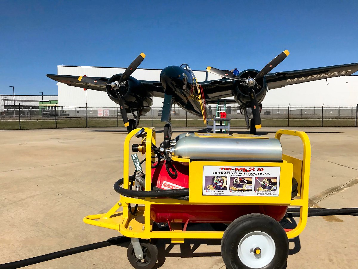 TriMaxCAFS's tweet image. Tri-Max™ Fire Suppression Technologies
trimax.us  530-722-0272
Tri-Max™ 30 CAF system protecting a F7F TIGER CAT AT SAN ANTINIO TX
#firesuppression #compressedairfoam #aviation #firesafety #firefighters