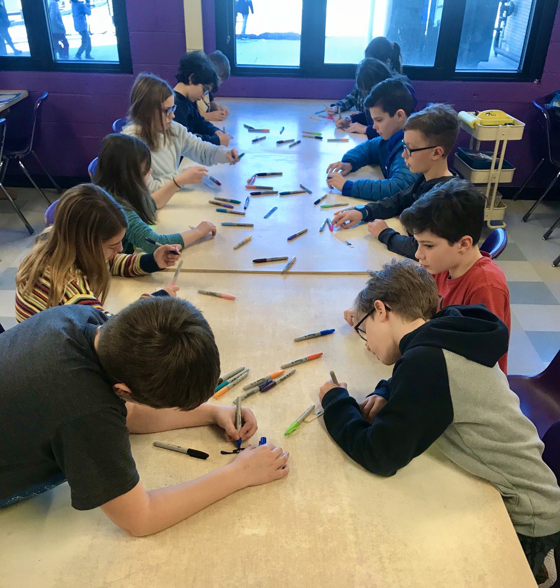 NorupArt's tweet photo. Spending most of the day today at Burton Elementary, showcasing the 6-8th grade Art program at Norup. Wow! What fabulous students are coming our way at Norup!
#berkleydifference https://t.co/w2RI18SJiJ