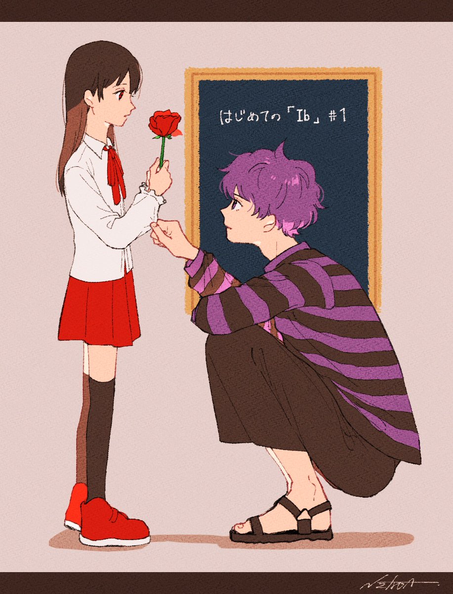 蘭たんのibが嬉しくて描いてしまった お顔捏造 なずたろのイラスト 蘭たんのibが嬉しくて描いてしまった お顔捏造 なずたろのイラスト