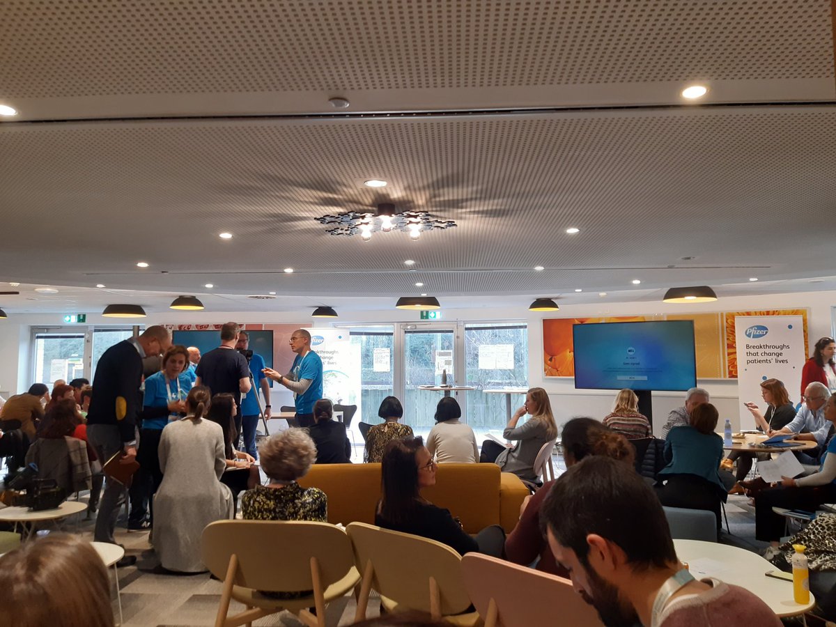 DaveGaier's tweet photo. Full house for the 2nd day of the #PatientHackathon organized by @pfizerbelgique , where teams are about to present their ideas and innovative solutions for patients! #Yes2Healthcare https://t.co/U89tD8aSCp