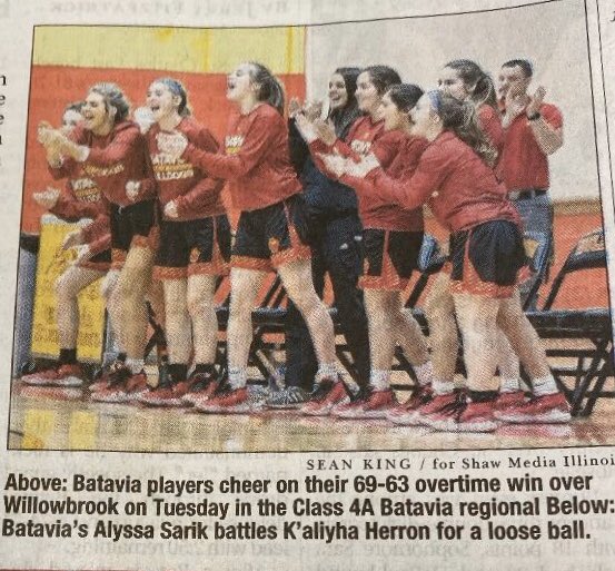 jvbbnation's tweet photo. Varsity got the dub, JVbbnation got the cover of the newspaper #10/10benchetiquette https://t.co/tbpp5bAe12
