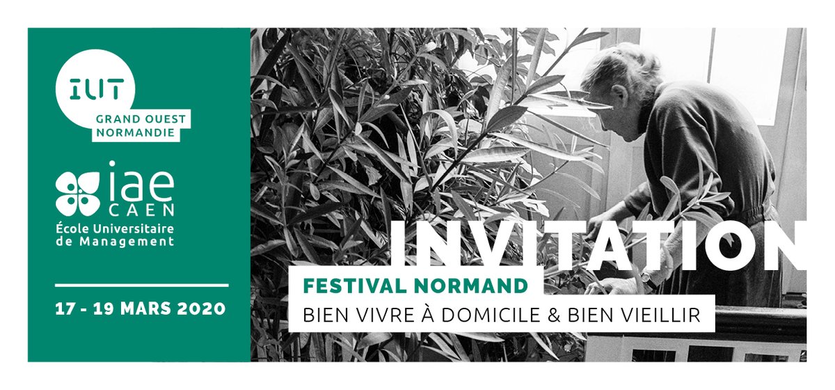 [17-19/03/2020] Festival du #bienvivre à #domicile et #bienviellir "les nouvelles frontières du domicile" à #Caen #Alençon #LeHavre #Rouen
Découvrez le programme d'#animations et #conférences sur le site dédié 
👇
bienvivrevieillir.unicaen.fr

#silvereco #silvereconomie #gerontologie