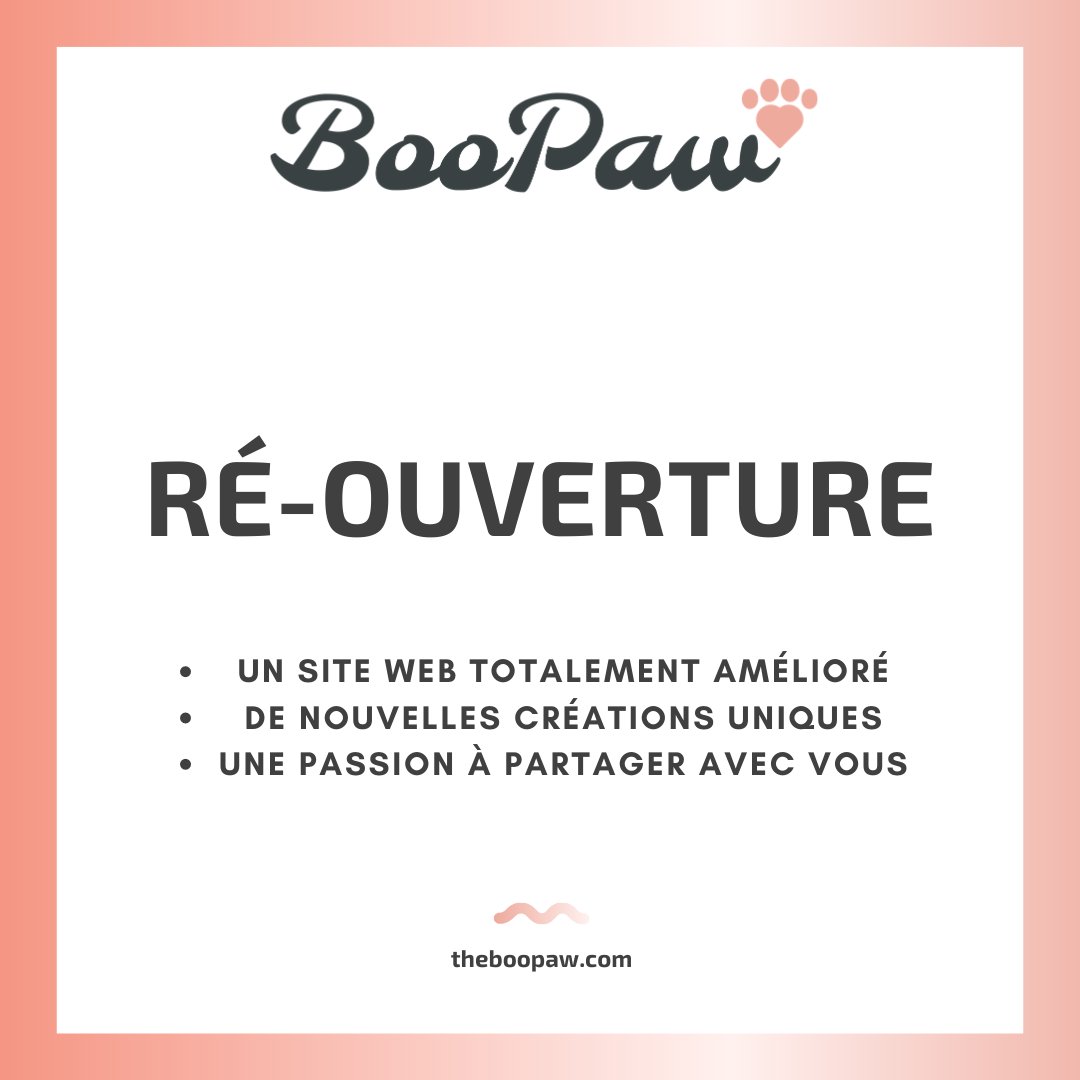 anzeldesigns's tweet photo. Nous sommes heureux de ré-ouvrir notre site web avec un tout nouveau design et nouvelles créations personnalisés pour vos petits et grands compagnons 🐶😺

N'hésitez pas a y jeter un œil ➡️  https://t.co/C6PRStp7fw

#chien #dog #chiot #cat #chat #kitty
#BooPaw #reouverture https://t.co/zGjXR8RYbG