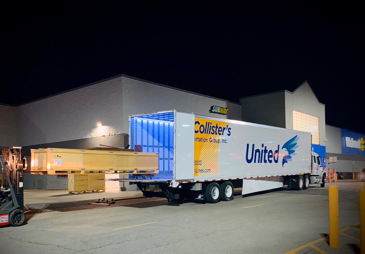 Rise and Shine!  #Loaded and ready to roll. 👀 the inside of this trailer 👌🏻#Clean #Logistics #Solutions
#mccollisters #trucking #transportation #trucks #truck  #carrier #whiteglove #finalmiledelivery #finalmile #cdl #logistics #supplychain #walmart <a href="/Walmart/">Walmart</a> #firstmile #liftgate