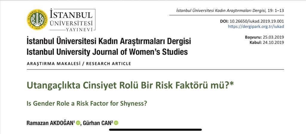 HKÜ Eğitim Fakültesi hocalarımızın 2020 Ocak ayında  1 SSCI, 2 ESCI ve 1 TR de taranan 4 makalesi yayınlandı. Arkadaşlarımı candan tebrik 👏ediyorum. Birlikte heyecanla coşkuyla...