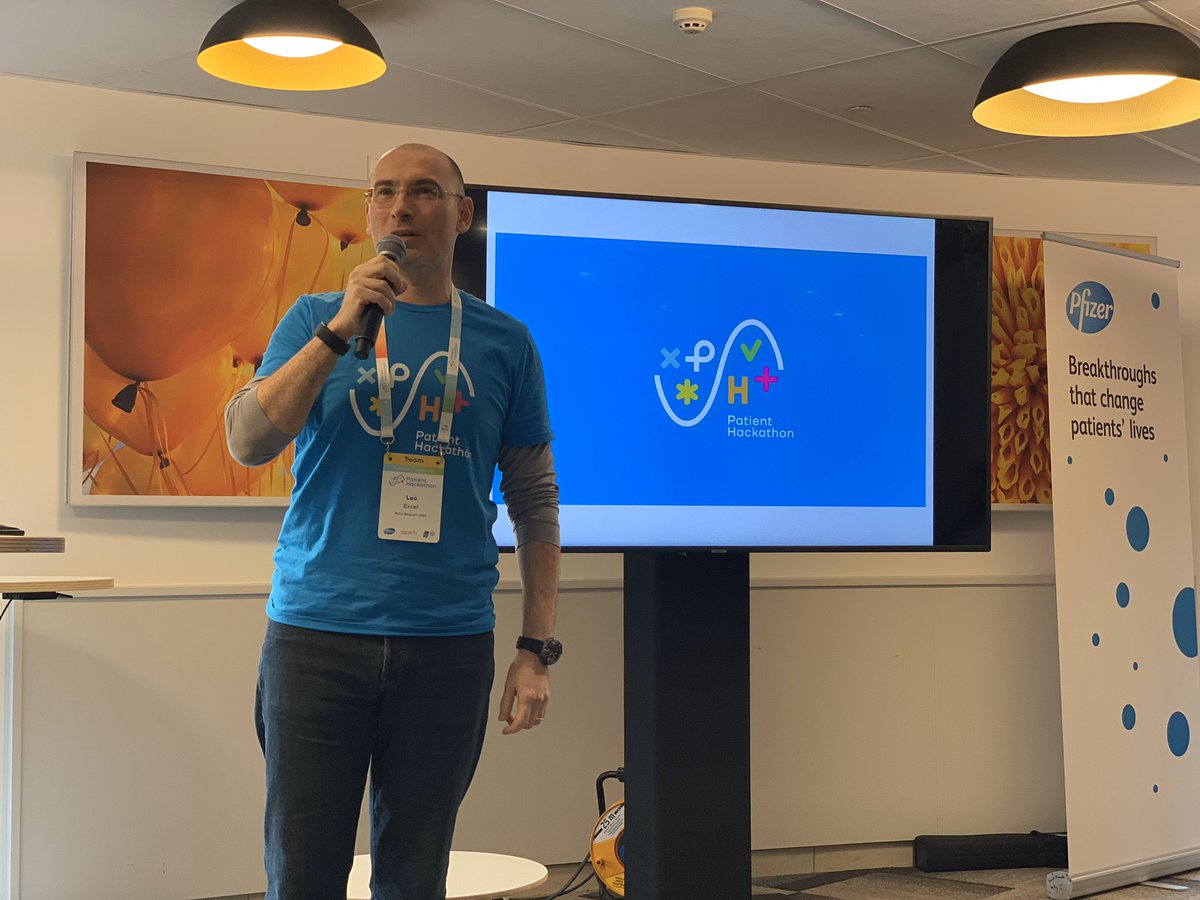 Esperity's tweet photo. Getting ready to hear the 19 #healthcare projects from the #patienthackathon @hackbelgiumlabs @pfizerbelgie @Esperity #patientinnovation #patientempowerment https://t.co/dGyHXWJW0z