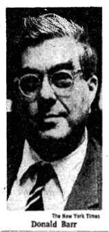 Barr worked at the CIA until 1977; Bush was appointed CIA Director in January of 1976. Barr’s father, Donald Barr, also worked in the Office of Strategic Services (OSS), during World War II. The OSS was the precursor to the CIA. 7/