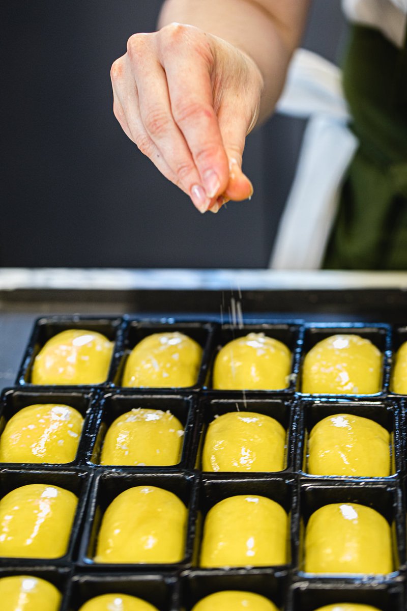"Brushing The Brioche"
Head Pastry Chef, Ami Ellis, creating her beautiful Brioche loaves for service. 
We create everything from scratch and our breads are baked fresh each day, guaranteeing our guests the tastiest dining experience.
#50topgastropubs #brioche #pastrycheflife
