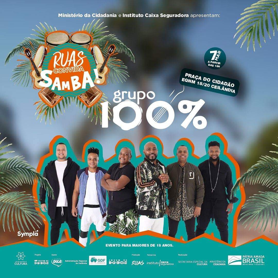 maxmacieldf's tweet photo. Ae, sei que estamos no carnaval ainda mas é que não posso deixar passar. Dia 07 de março tem #RuasConvida Samba na praça do cidadão.
Grupo 100%, diretamente do RJ, vai colar também.
Corre que os ingressos promocionais tá no ar: https://t.co/1Wbg474Z2G https://t.co/8xWS7o6XzP