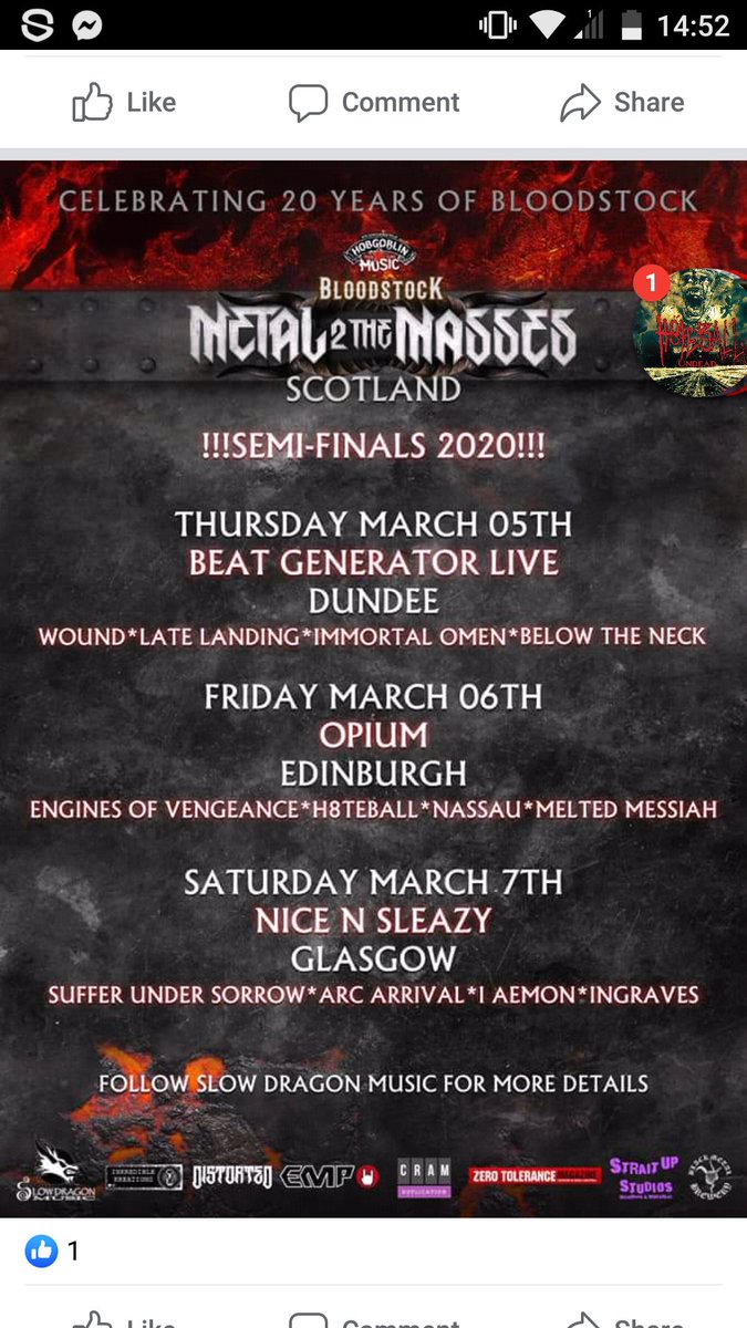 Semi final time! Come and support ya boys! #puremaskedh8te