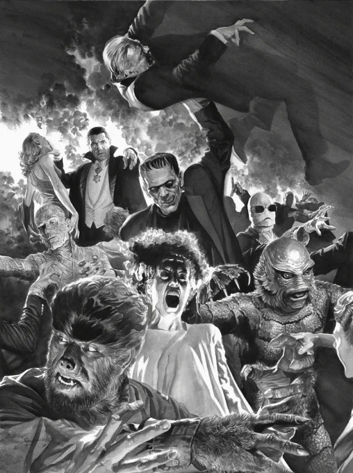 #WednesdayWisdom #WednesdayMotivation #WednesdayThoughts #universalmonsters #art @comics_mercury 