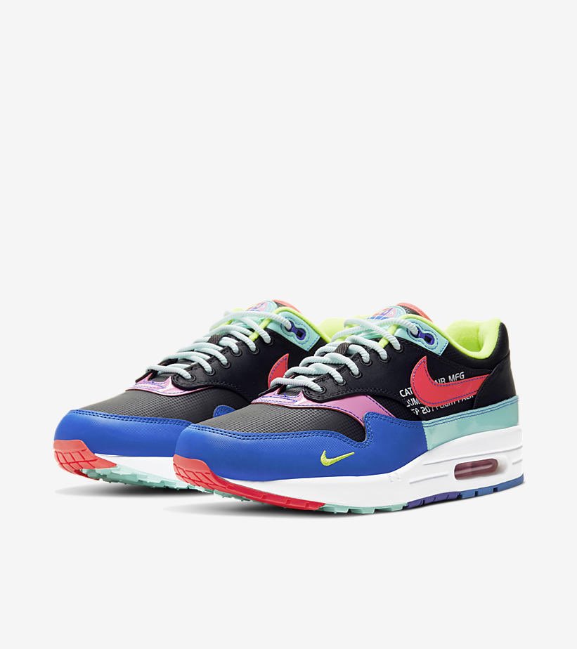 air max 1 black laser crimson hyper grape