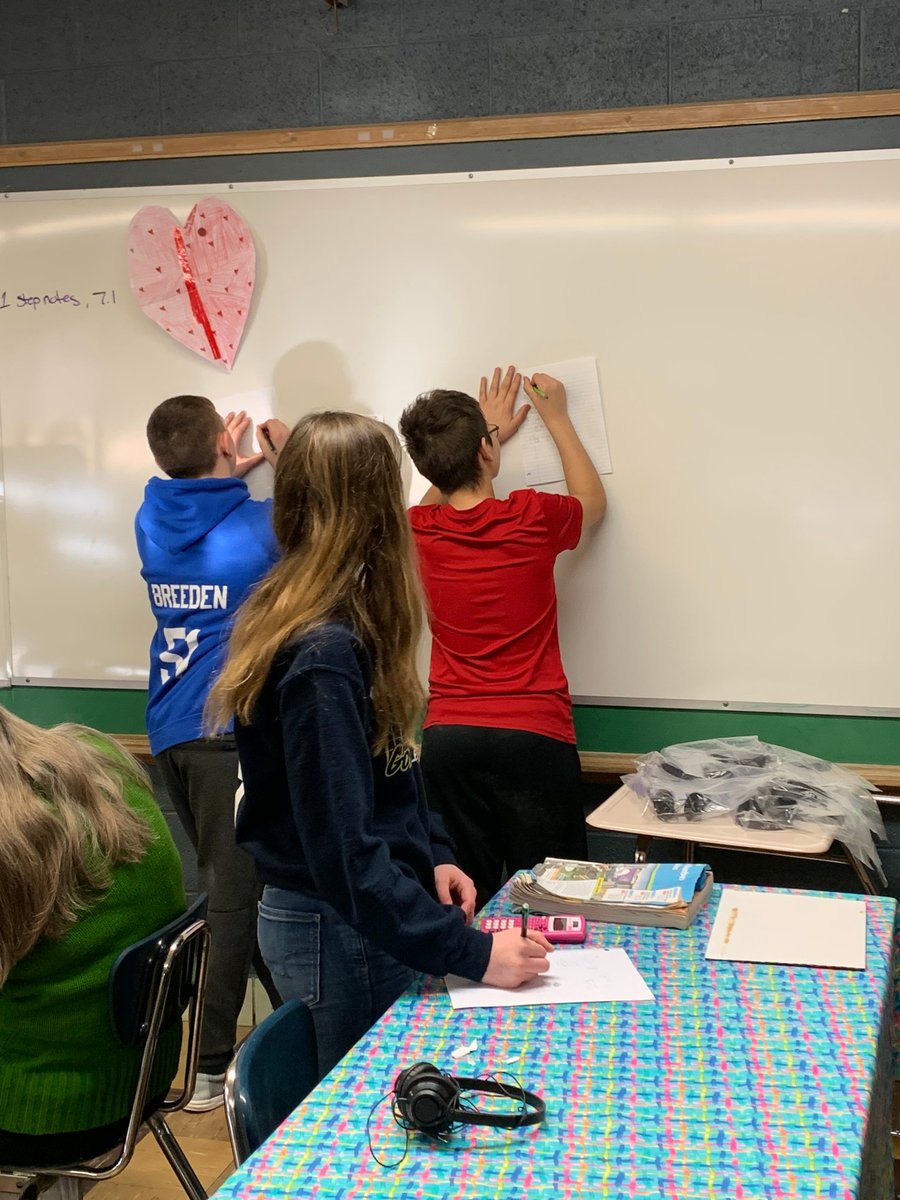 MerCoMath's tweet photo. Math on the move in 7th grade! Way to get those students moving, Mrs. Staker! https://t.co/QKwJYKBxLd