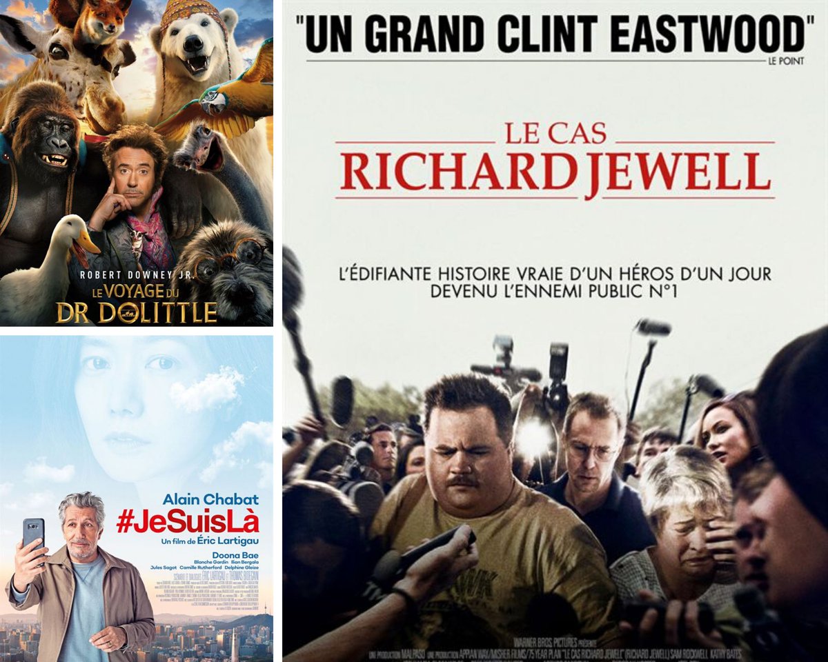 VilledeNeuilly's tweet photo. [#CINÉMA 📽]

Cette semaine au cinéma Le Village :

🔹 Le cas #RichardJewell I Drame
🔹 Le voyage du Dr #Dolittle I Comédie, Famille
🔹 Je suis là I Comédie romantique

�� https://t.co/8L8zWv5p6B https://t.co/MokxIv53uL