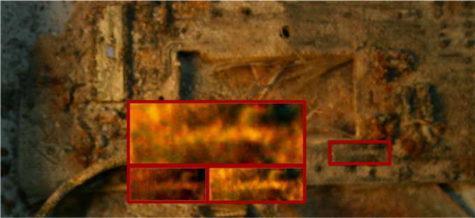 39Magilla's tweet photo. Evidence Tag #8660: Can anyone help identify this possible trademark? I think it's cursive script that begins with "Color" and ends with a "y". My best guess is it's part of a camera or photographic equipment. "ColorQuality" perhaps.
#MakingAMuderer https://t.co/iteYJGMSEz