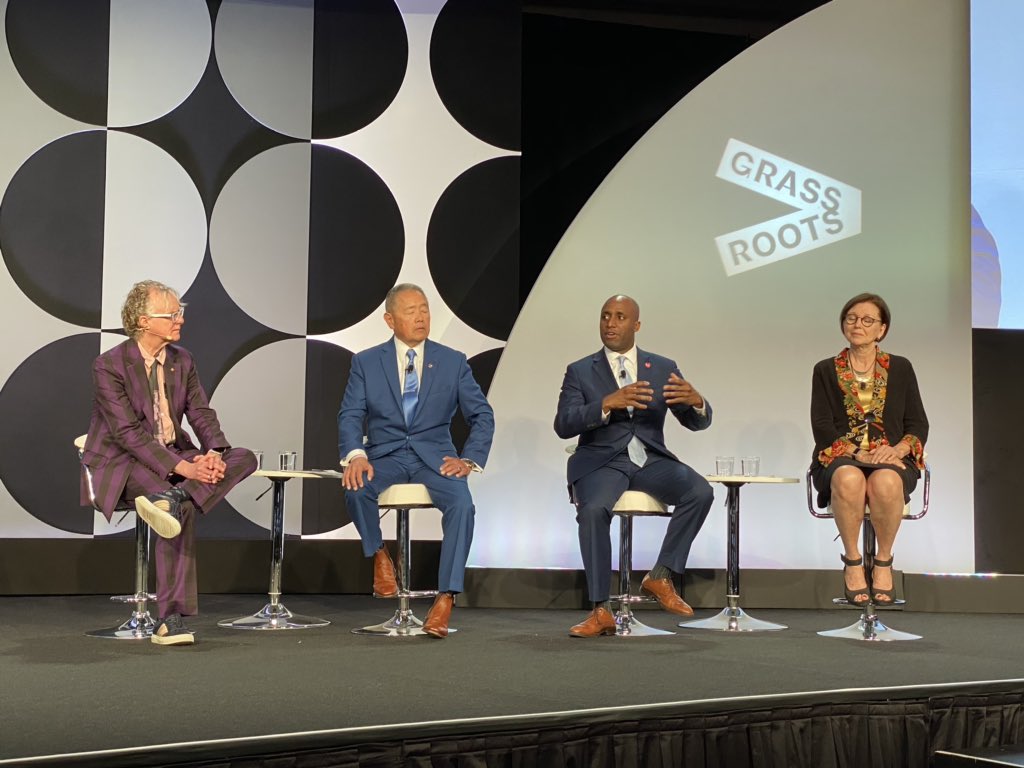 Kansas City Mayor Quinton Lucas (<a href="/QuintonLucasKC/">Mayor Q</a>) talks development density, urban agriculture, and the future of communities at #Grassroots20.