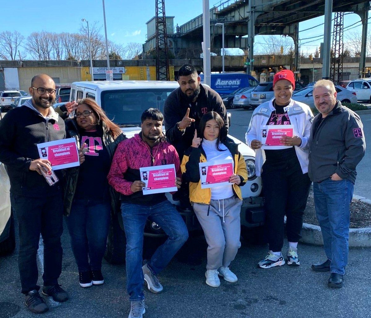 Amtel Queens  Breakfast of Champions. Recognition Wednesdays