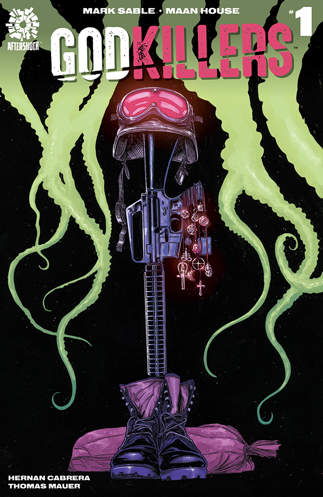 TheBigBang_'s tweet photo. Out this #NCBD! 

GODKILLERS #1

By @marksable, @MaanHouse,  #HernanCabrera, @thomasmauer, #CharlesPritchett and @mikemarts 

Cover by @jerhaun and @nickfil https://t.co/Ixzk1iRTUV