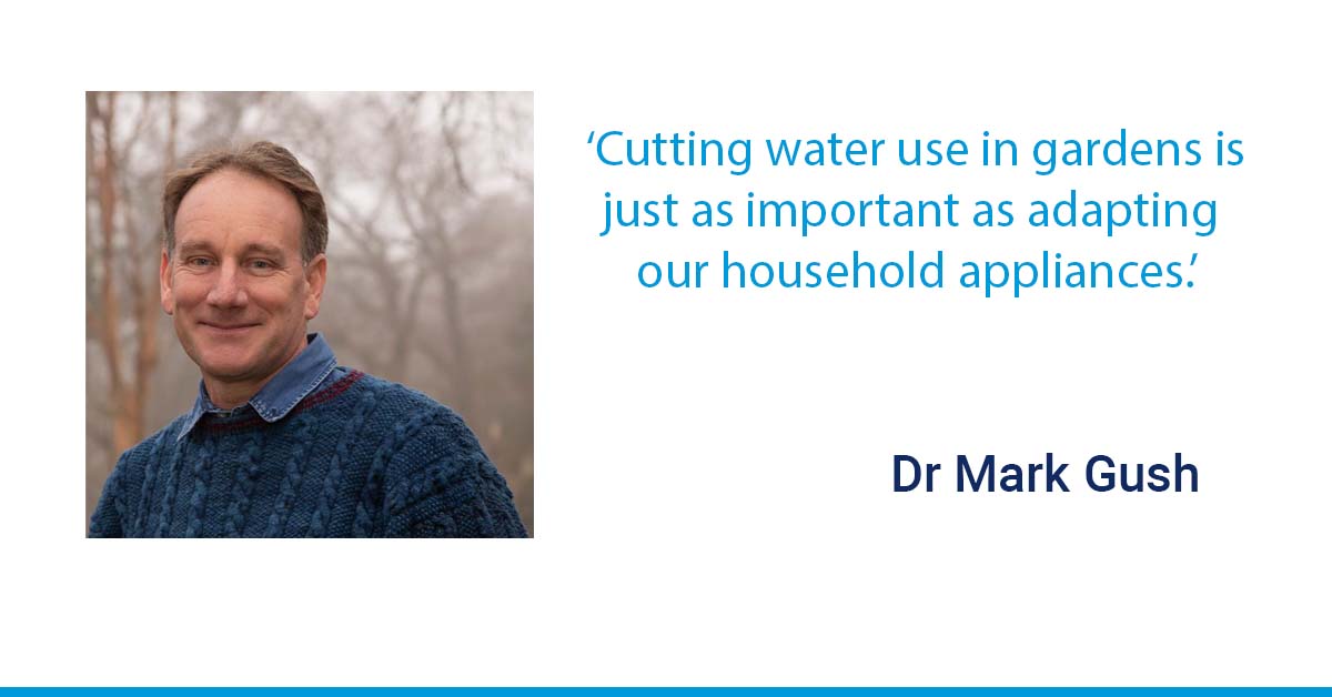 AffinityWater's tweet photo. In the latest episode of our #WhyNotWater podcast, Dr Mark Gush, Head of Environment Horticulture at @The_RHS supports our asks and also the better labelling of #plants - https://t.co/ksPqw1N1CA https://t.co/NlGDlIVRl1