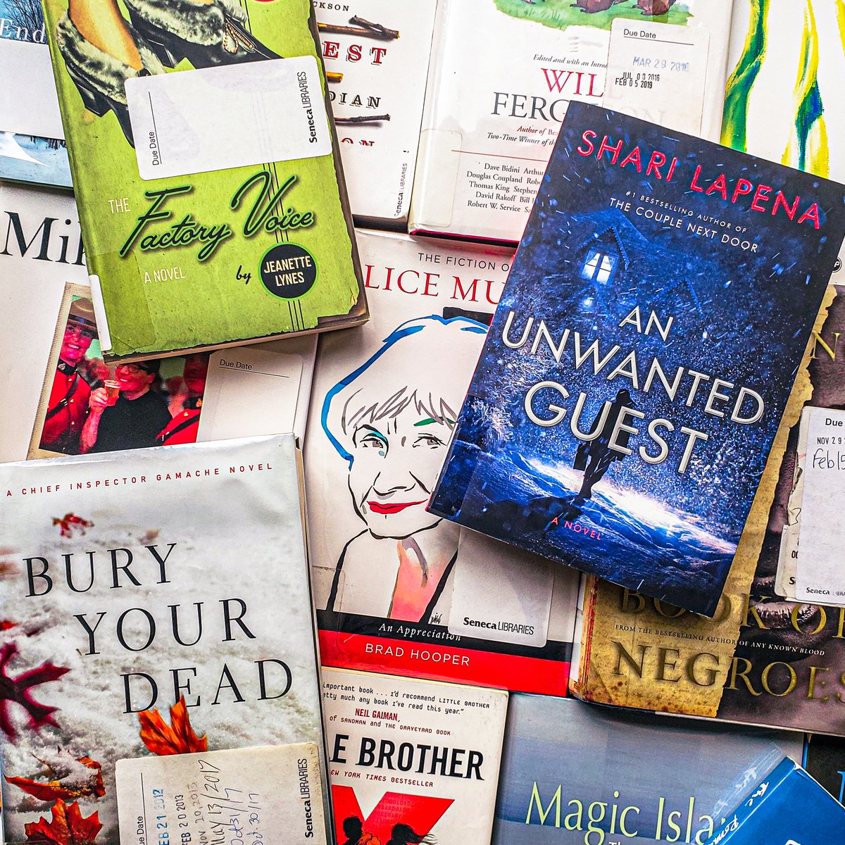 SenecaPoly's tweet photo. Looking for ๐จ๐ฆ lit on #IReadCanadian day? Browse our leisure collection, or check out the PR91's in the general collection to discover a new to you #CanadianAuthor at #SenecaLibraries. https://t.co/NDjywiyXdw