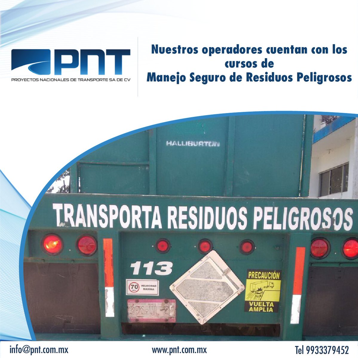 PNT_MX's tweet photo. ¡No te detengas! Nuestros operarios estan capacitados para llevar residuos peligrosos, abriendo las posibilidades para tu empresa https://t.co/nxNYCvaGEb