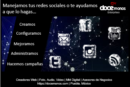 DocemonosE's tweet photo. Tenemos excelentes planes para manejar tus redes sociales https://t.co/UWZoeZgsWO