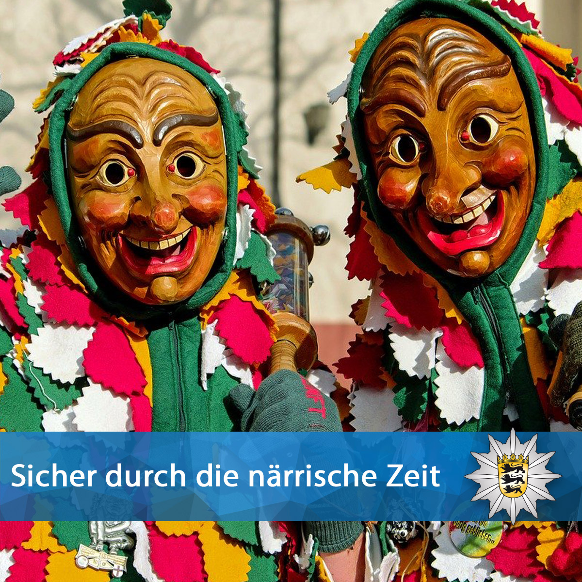 PolizeiAalen's tweet photo. 🤡🤠🧙🏼Sicher durch die fünfte Jahreszeit🤡🤠🧙🏼
#Tipp2
🎭 Wenn ihr getrunken habt, lasst das Auto stehen. Die öffentlichen Verkehrsmittel oder Taxis bringen Euch sicher heim.
#WirsindPolizei #WirfürEuch #Fasching2020 #Fasnacht2020 https://t.co/Vz1hQRJYdd