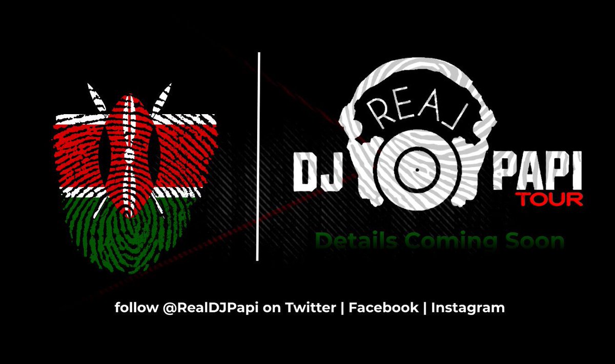 DJSmashP's tweet photo. RealDJPapi KenyaTour Follow @RealDJPapi for more info and the latest content. #realdjpapigwr #nairobi #kenya #house #musician #djoftheyear @soulisticagency @djsbulive @boilerroomtv #947joburgday #trends #011awards #011awards2020 @UMGSA #WednesdayThoughts #JuliusMalema #zinhle https://t.co/9TV20ODUnc