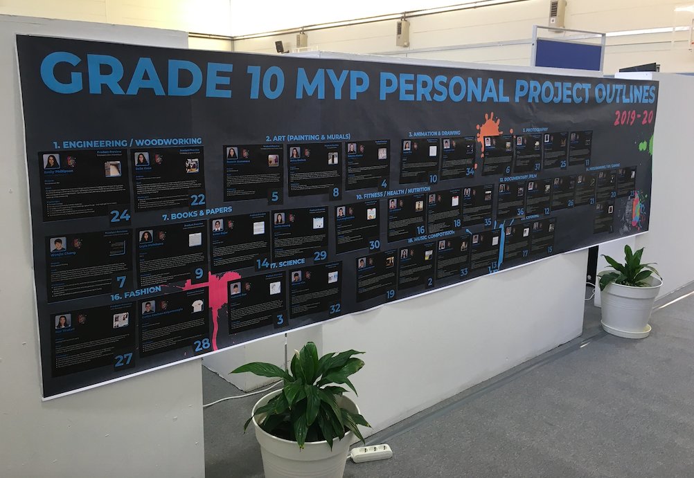 robgrantham's tweet photo. Very impressed by the Grade 10 MYP Personal Project Exhibition today @iics1911. Wide range of topics, superb organization, and articulate presentation from students. Existentialism, anatomy investigations, and climate change pop-up books.... to name a few. #iicslearning https://t.co/bEL1ECAaOZ