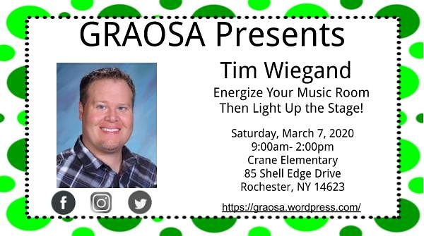 Our third workshop of the year is coming up soon with Tim Wiegand! <a href="/GRAOSA1970/">GRAOSA</a> @AOSA1968 <a href="/viegansongTim/">Tim Wiegand</a>