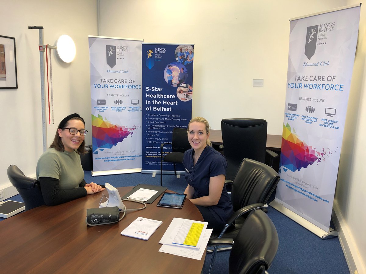 kingsbridgehosp's tweet photo. This morning our #DiamondClub were with the employees from @AppliedSystems and Nurse Nicola Hanna was on site to offer #minihealthchecks.
Interested in finding out more about our Diamond Club benefits?
Contact membership@kingsbridgeprivatehospital.com https://t.co/0girtRpHeI