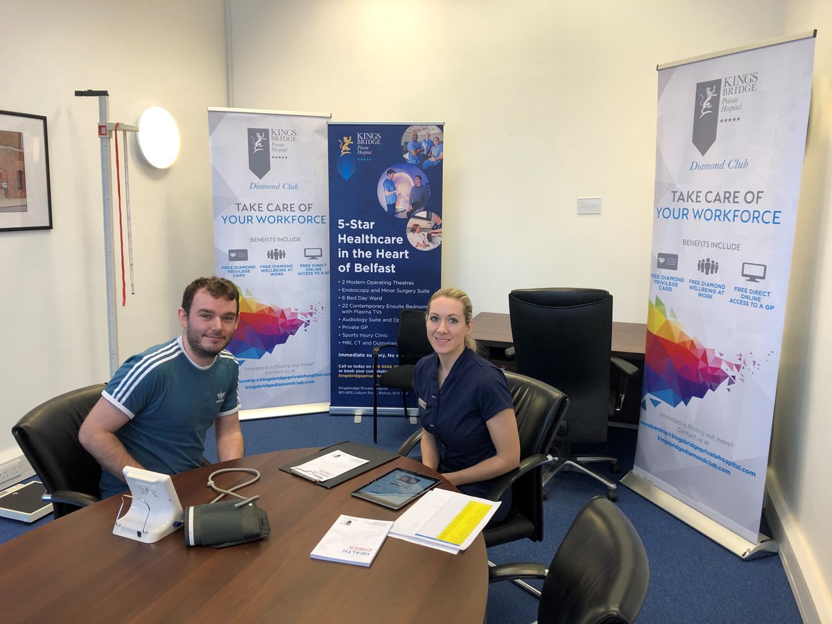 kingsbridgehosp's tweet photo. This morning our #DiamondClub were with the employees from @AppliedSystems and Nurse Nicola Hanna was on site to offer #minihealthchecks.
Interested in finding out more about our Diamond Club benefits?
Contact membership@kingsbridgeprivatehospital.com https://t.co/0girtRpHeI