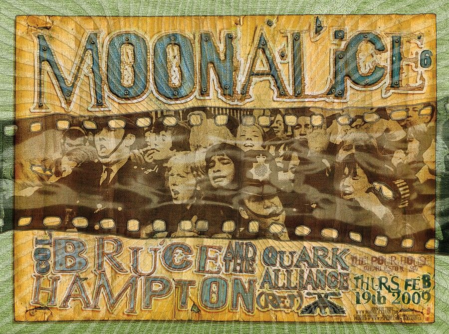 On this day... <a href="/Moonalice/">Roger McNamee</a> &amp; Col. Bruce Hampton and the Quark Alliance at The Pour House, Charleston, South Carolina poster by <a href="/RonDonArt/">Ron Donovan</a> buff.ly/3bioEFX #timaph 2/19/09 M138 🕊