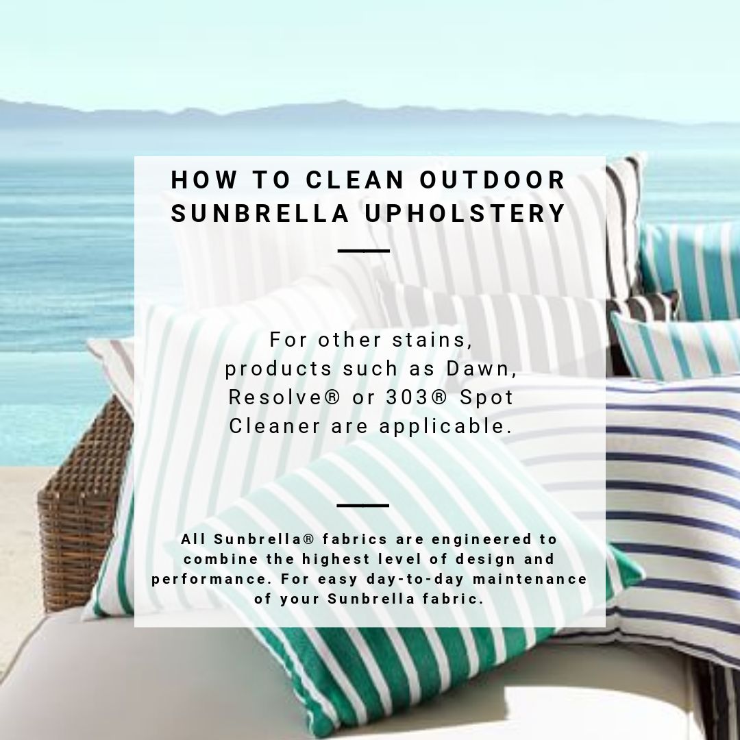 We love Sunbrella fabric and carry over 200 choices for you. The fabric is easy to care for!  Stop by to pick your favorite one. 💛

patioconnectionaz.com