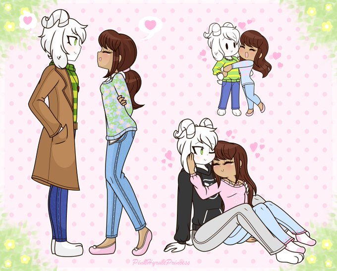 2020-02-19. Frisk x Asriel again yo ❤. 2. 