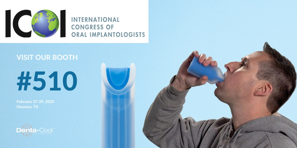 denta_cool's tweet photo. #ICOI Winter Implant Symposium 2020 is only one week away. Visit our booth #510 at the #Marriott Marquis #Houston. 
Find out how Denta-Cool has helped patients reduce the number of OPIOIDs and NSAIDs they needed to take during recovery after #surgery.
Ask us about a SHOW DEAL. https://t.co/z27LFTYkzS