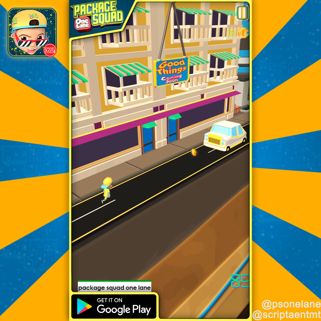 psonelane's tweet image. Jump over the incoming traffic in Package Squad: One Lane, available on Google Play (play.google.com/store/apps/det…)

#scriptaentmt #PAckageSquadonelane #packagesquad #indiegame #indiedev #arcade #classic #isometric #madewithuniy #google #maya